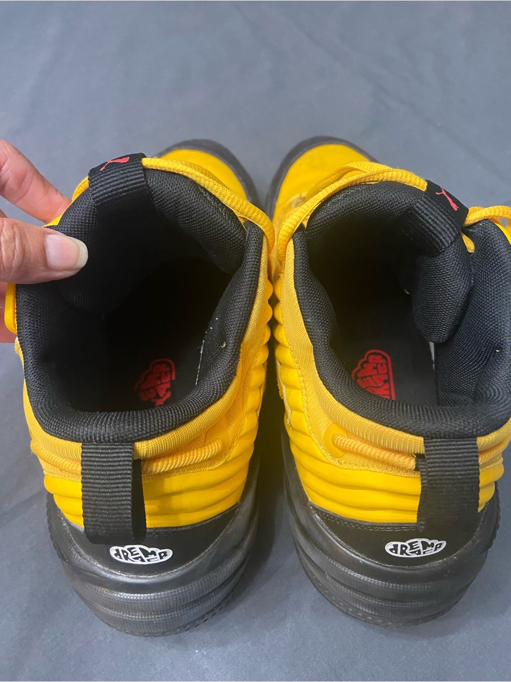 PUMA J. Cole Dreamer 2 January 28th Yellow Black Basketball Shoes Men’s US 10.5 - Picture 8 of 17